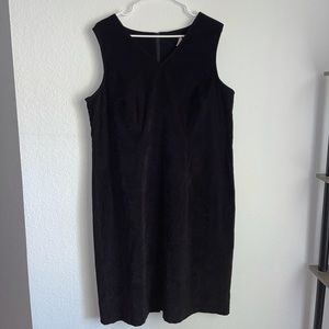 Velvet/Suede black dress
